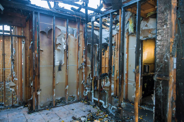 Professional Fire Damage Removal technician working in Kerrville, TX